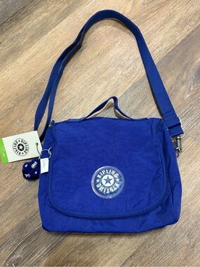 Kipling Kichirou Twilight Blue Crossbody Insulated Lunch Bag